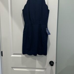 Lauren James Landry Scalloped Dress in Navy